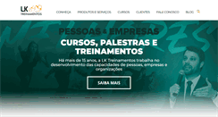Desktop Screenshot of lktreinamentos.com.br